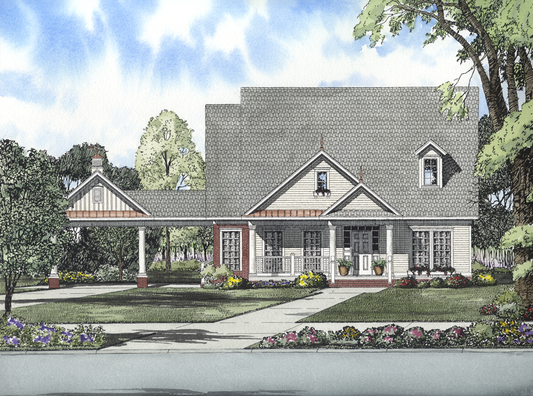 House Plan 933 Park Street, Midtown Village House Plan