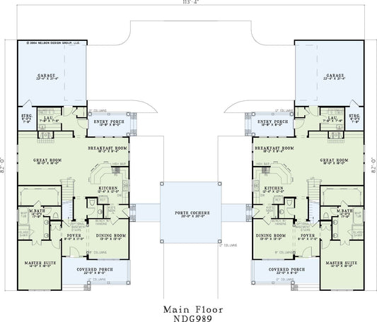 House Plan 989 Georgia Avenue, Midtown Place House Plan