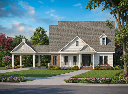 House Plan 933 Park Street, Midtown Village House Plan