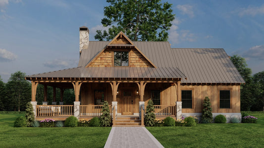 House Plan 1641 Weekend Retreat II, Riverbend House Plan