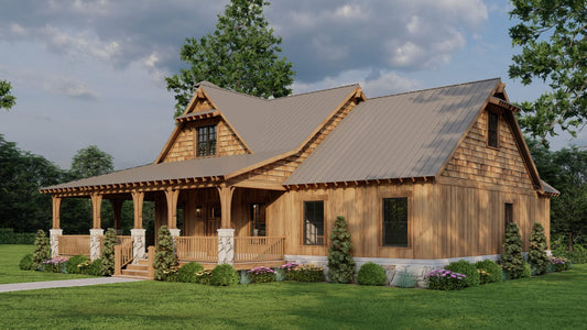 House Plan 1641 Weekend Retreat II, Riverbend House Plan