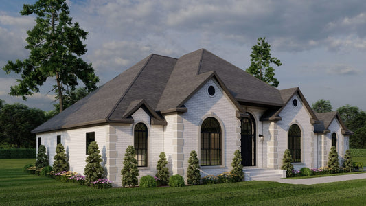 House Plan 856 Country Club Drive, French Traditional House Plan