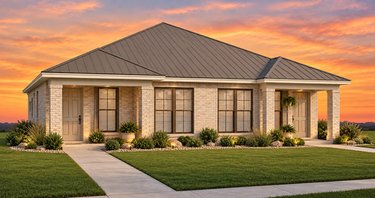House Plan 489 Carriage Hill, Multi-Family Duplex House Plan