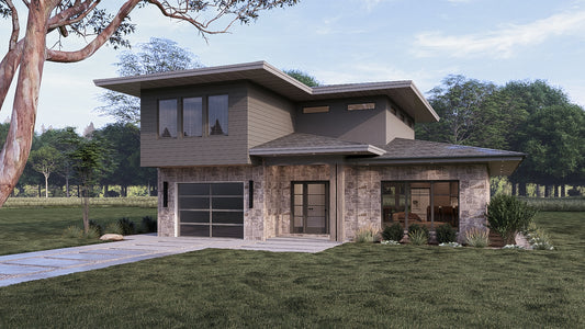 House Plan 1009 The Rio, Modern House Plan