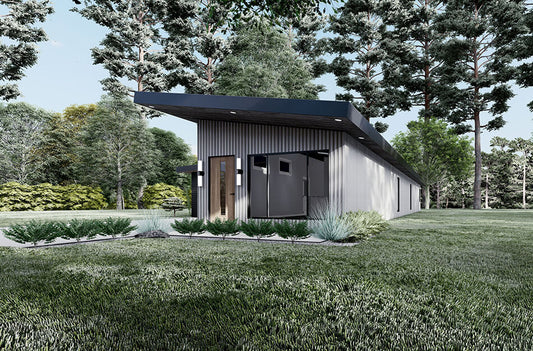 House Plan 1051 Longview Drive, Contemporary Modern House Plan