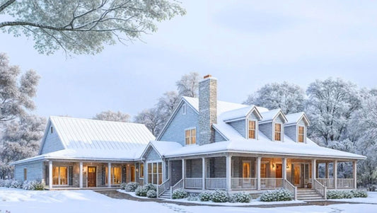 House Plan 5020 Charleston Bay, Farmhouse House Plan - Nelson Design Group