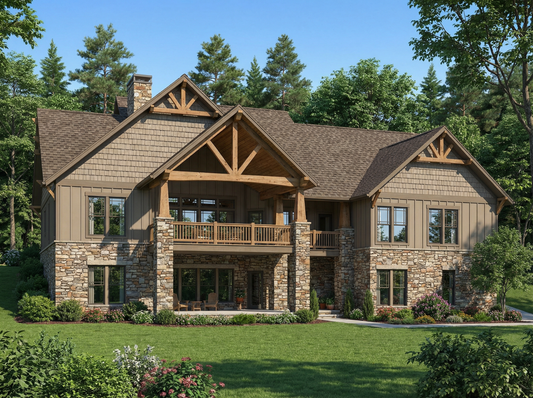 House Plan 1271 South Ridge, Rustic House Plan