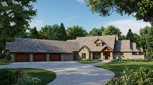 House Plan 1286 Southbend, Rustic House Plan