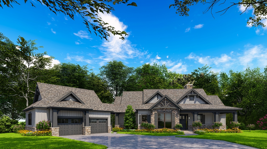 House Plan 1380 Cliffs, Angler Mountain House Plan