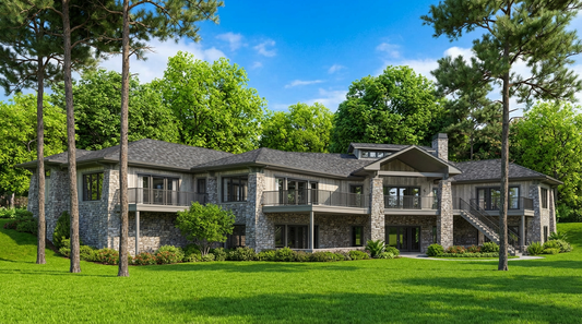 House Plan 1383 Cabana Way, Waterfront House Plan