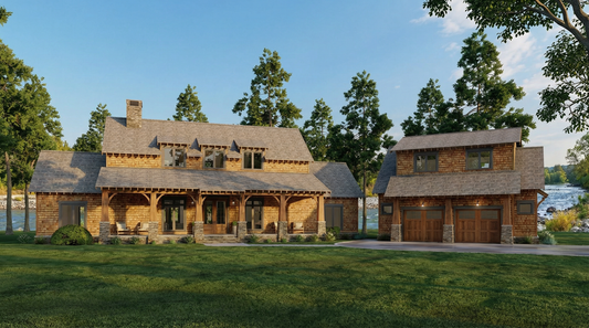 House Plan 1402 Angler's Lodge, Country House Plan