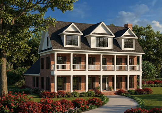 House Plan 603 Autumn Drive, Colonial Classical Federal House Plan