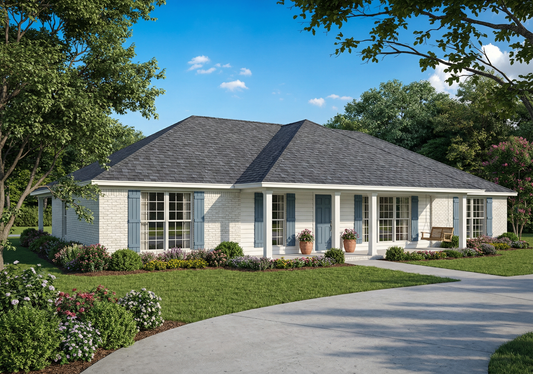 House Plan 915 Chestnut Lane, Traditional House Plan