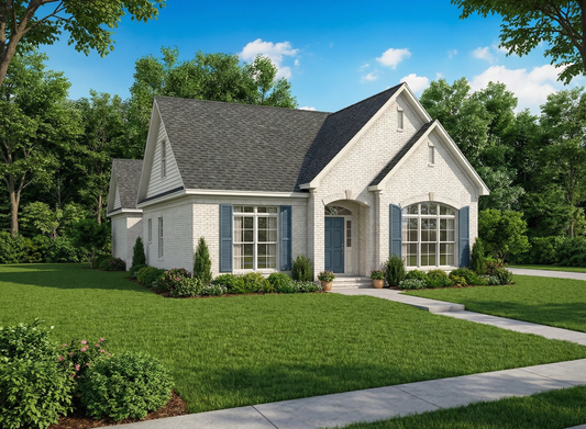 House Plan 987 Belmont Avenue, Stone-And-Brick House Plan