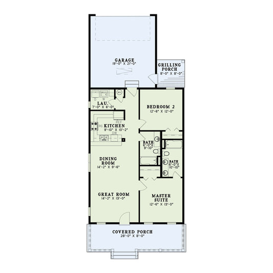 House Plan 794 Urban Circle, Urban House Plan