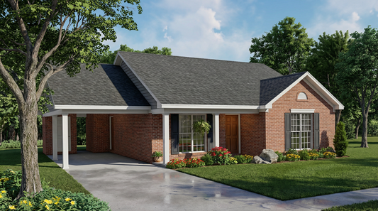 House Plan 806B Ginger, Affordable House Plan