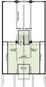 House Plan NDG 1374 Upper Floor