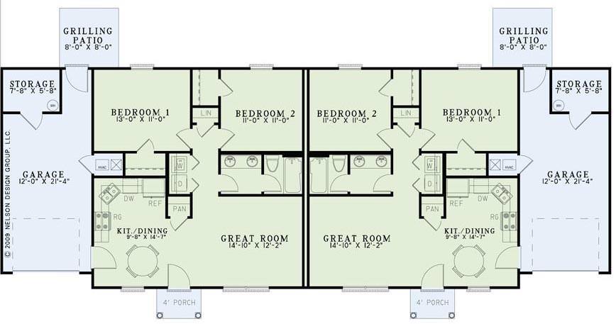 House Plan NDG 1317 Main Floor