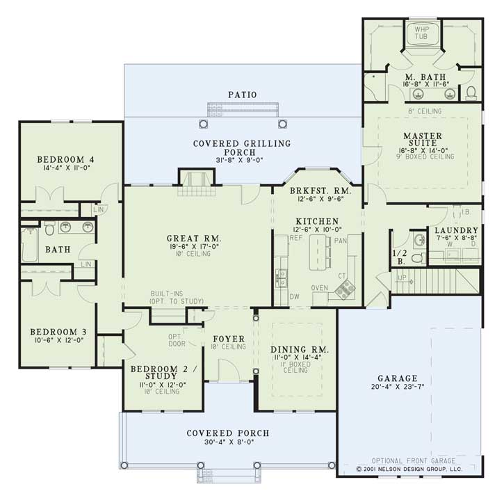 Nelson Design Group › House Plan 526 Olive Street, Country