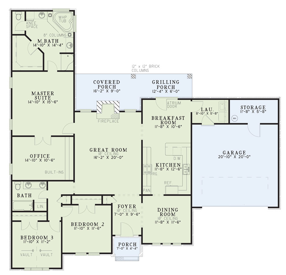 House Plan NDG 381 Main Floor