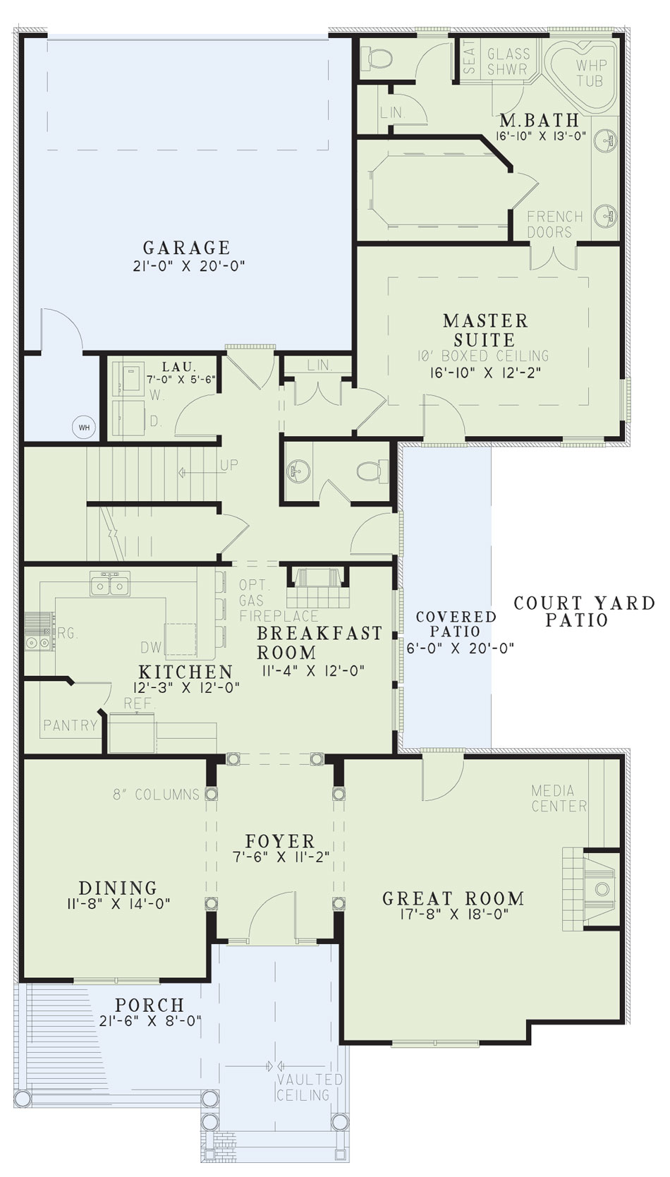 House Plan NDG 391 Main Floor