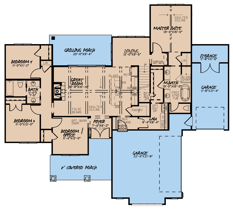 Nelson Design Group › House Plan 5237 St. Thomas Place ...