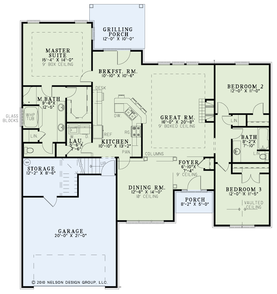 House Plan NDG 1284 Main Floor