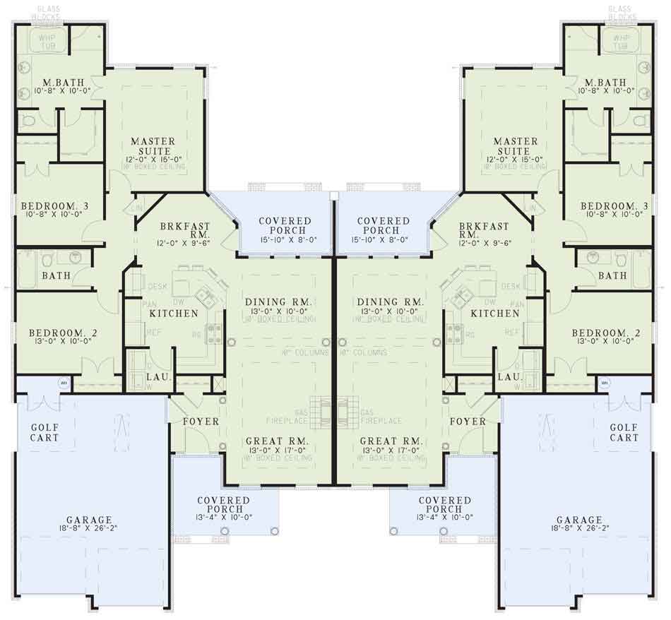 House Plan NDG 454 Main Floor