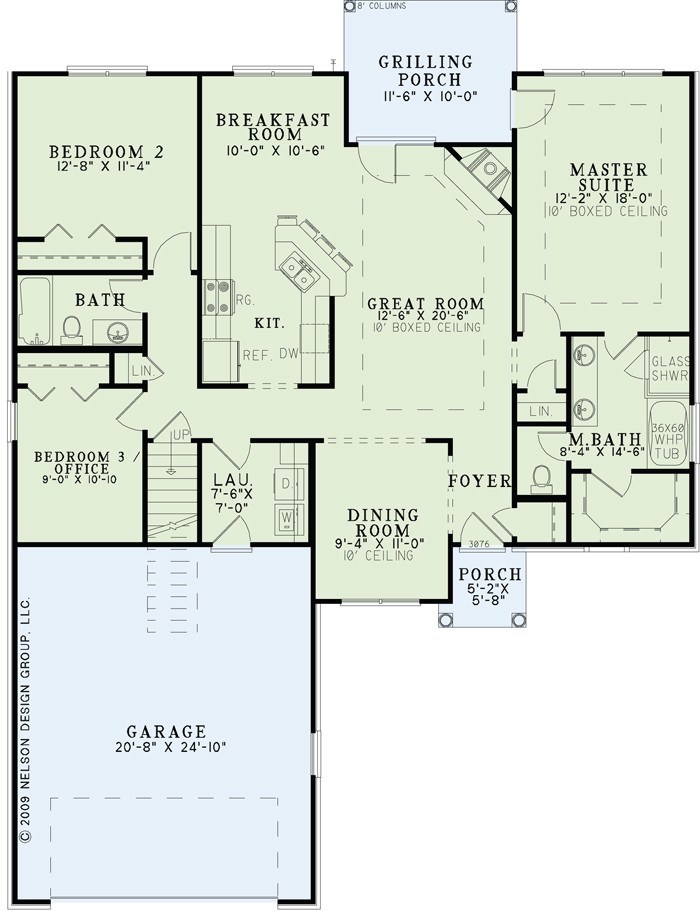 House Plan NDG 1341 Main Floor