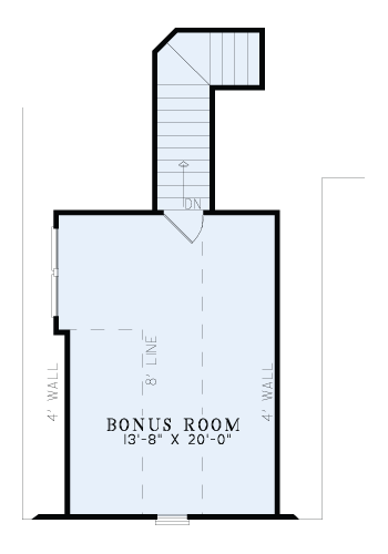 House Plan NDG 1219 Upper Floor