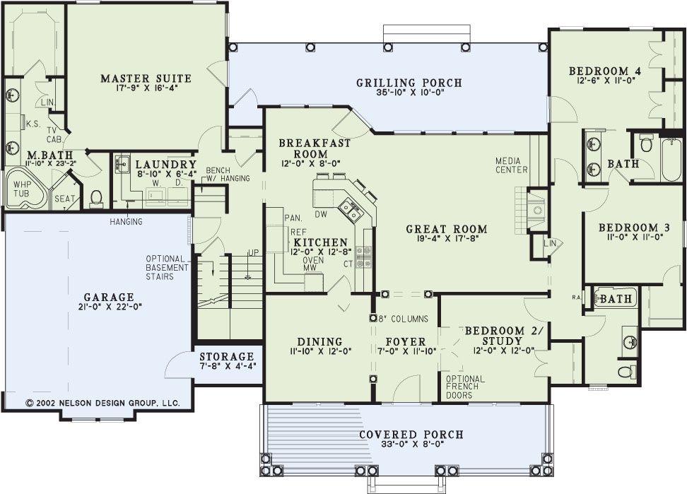 House Plan NDG 646 Main Floor
