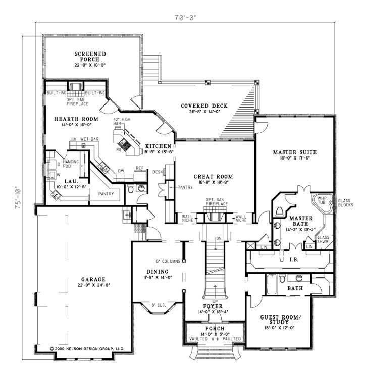 House Plan NDG 403 Main Floor