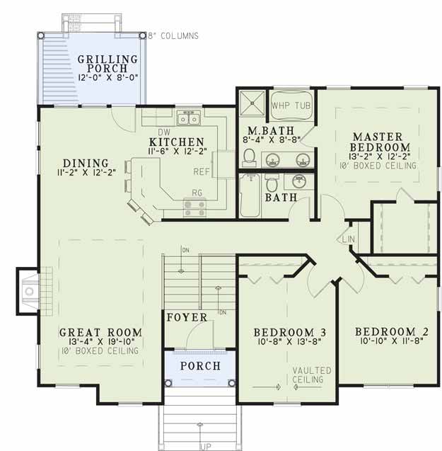 House Plan NDG 476 Main Floor