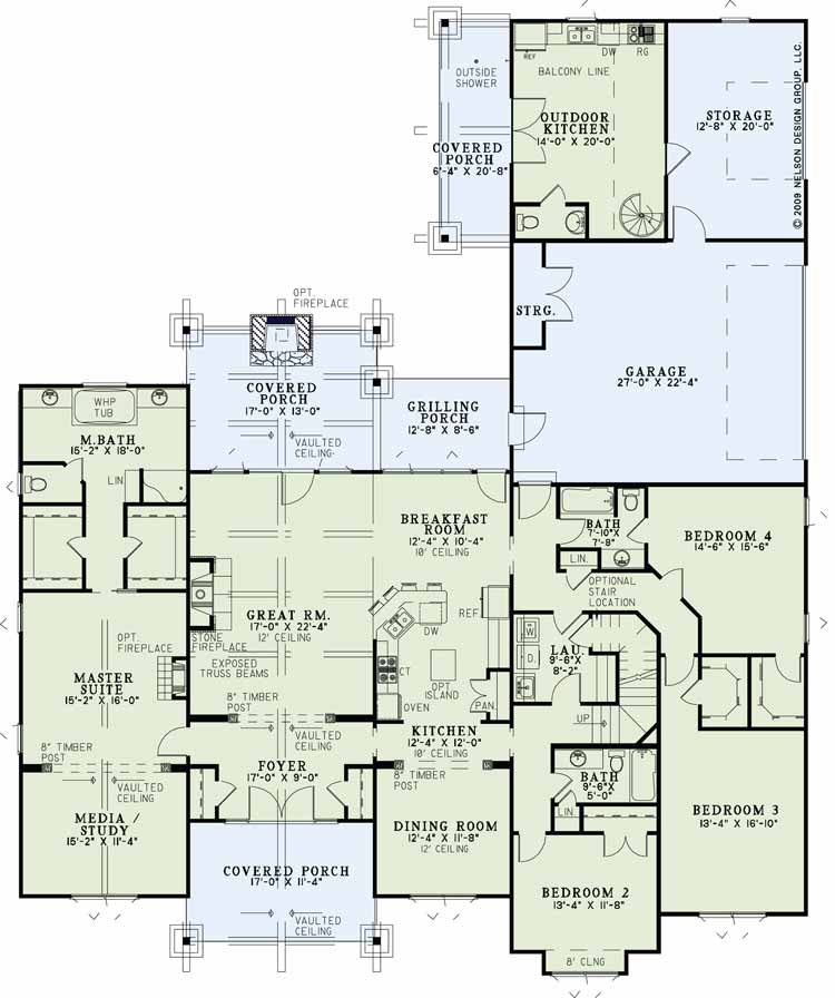 House Plan NDG 1302 Main Floor