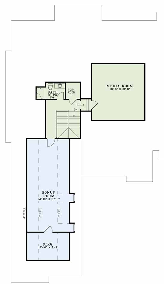 House Plan NDG 1372 Upper Floor