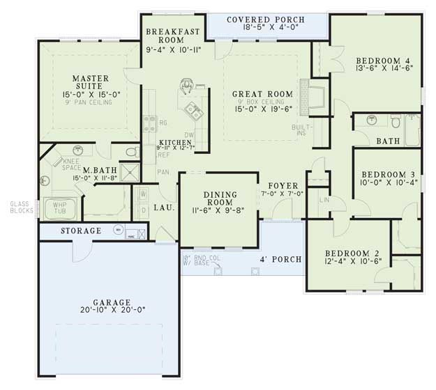House Plan NDG 205 Main Floor