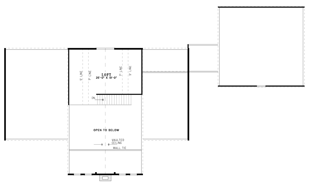 House Plan NDG B1054 Upper Floor