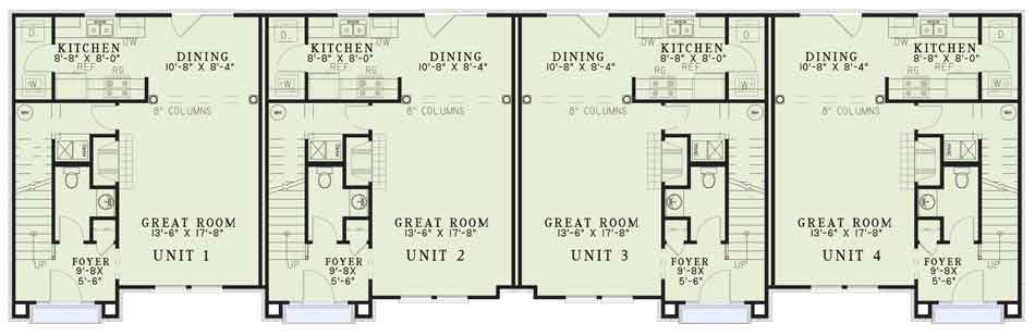 House Plan NDG 1109 Main Floor