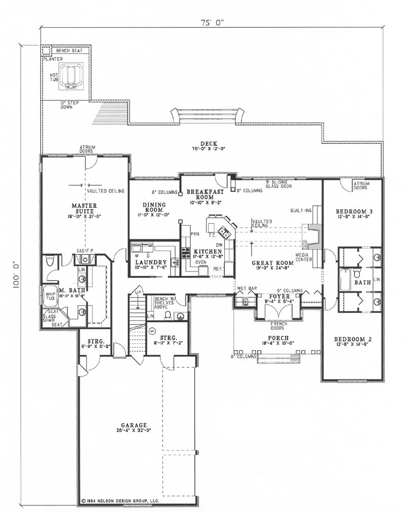 House Plan NDG 332 Main Floor
