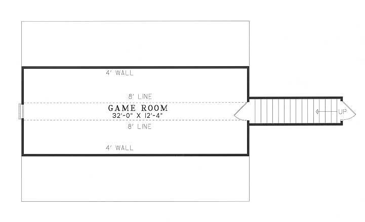 House Plan NDG 332 Game Room