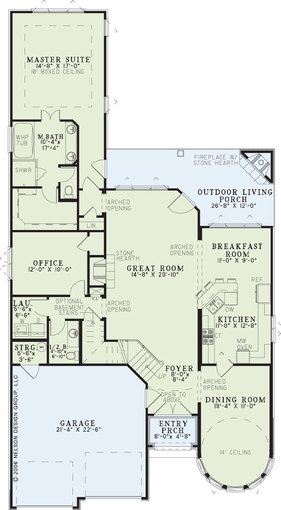 House Plan NDG 1184 Main Floor