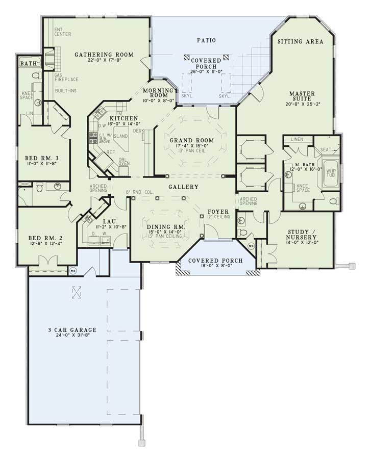 House Plan NDG 112 Main Floor