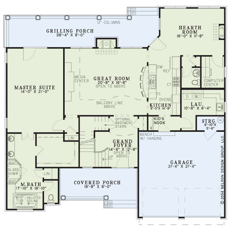 House Plan NDG 951 Main Floor