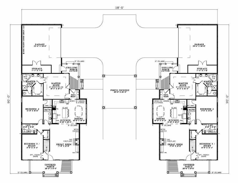 House Plan NDG 991 Main Floor