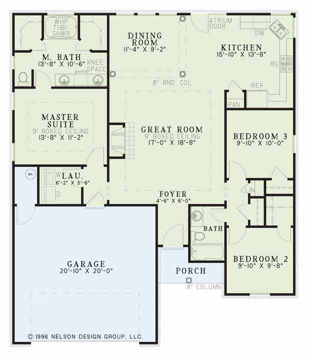 House Plan NDG 382 Main Floor