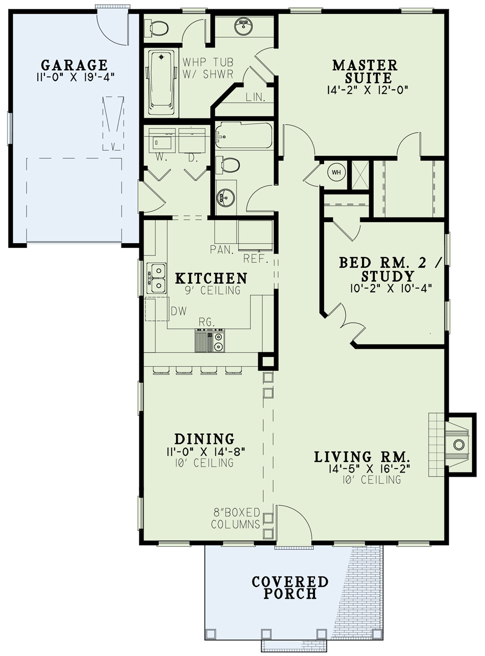 House Plan NDG 270 Main Floor