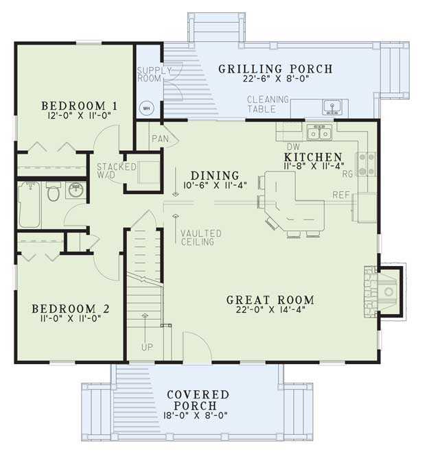House Plan NDG 419 Main Floor
