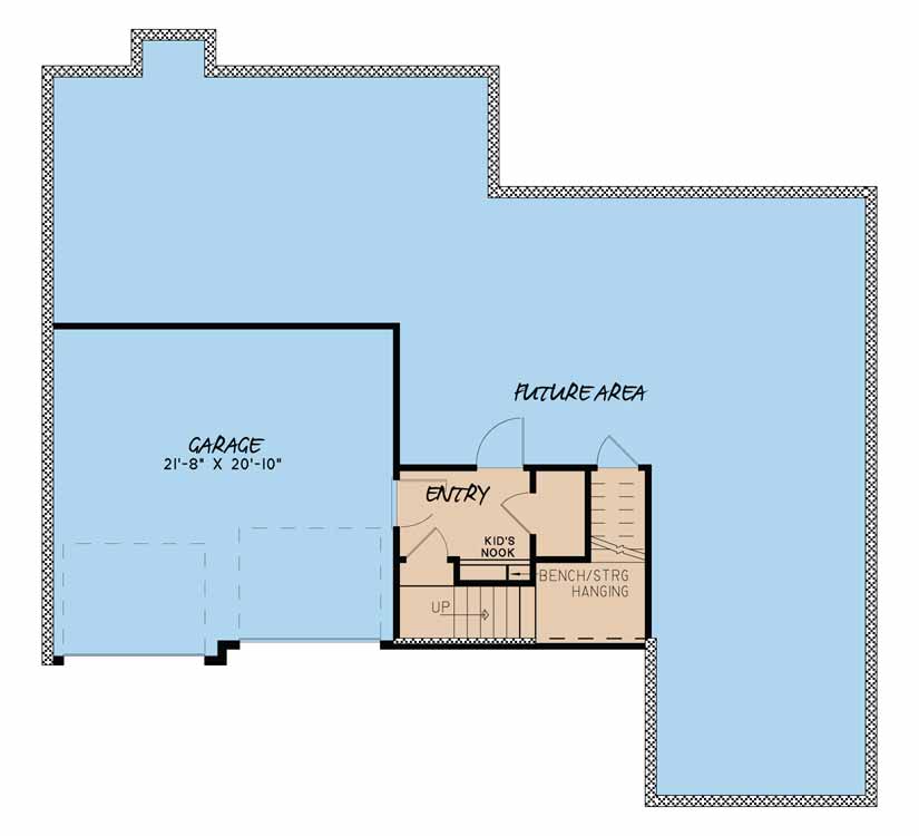 House Plan MEN 5017 Basement