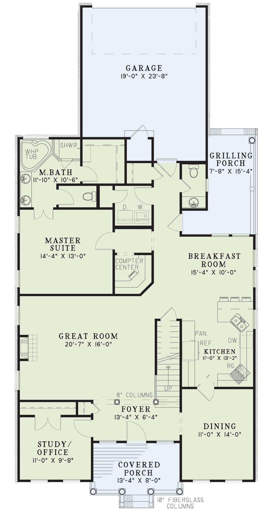 House Plan NDG 337 Main Floor