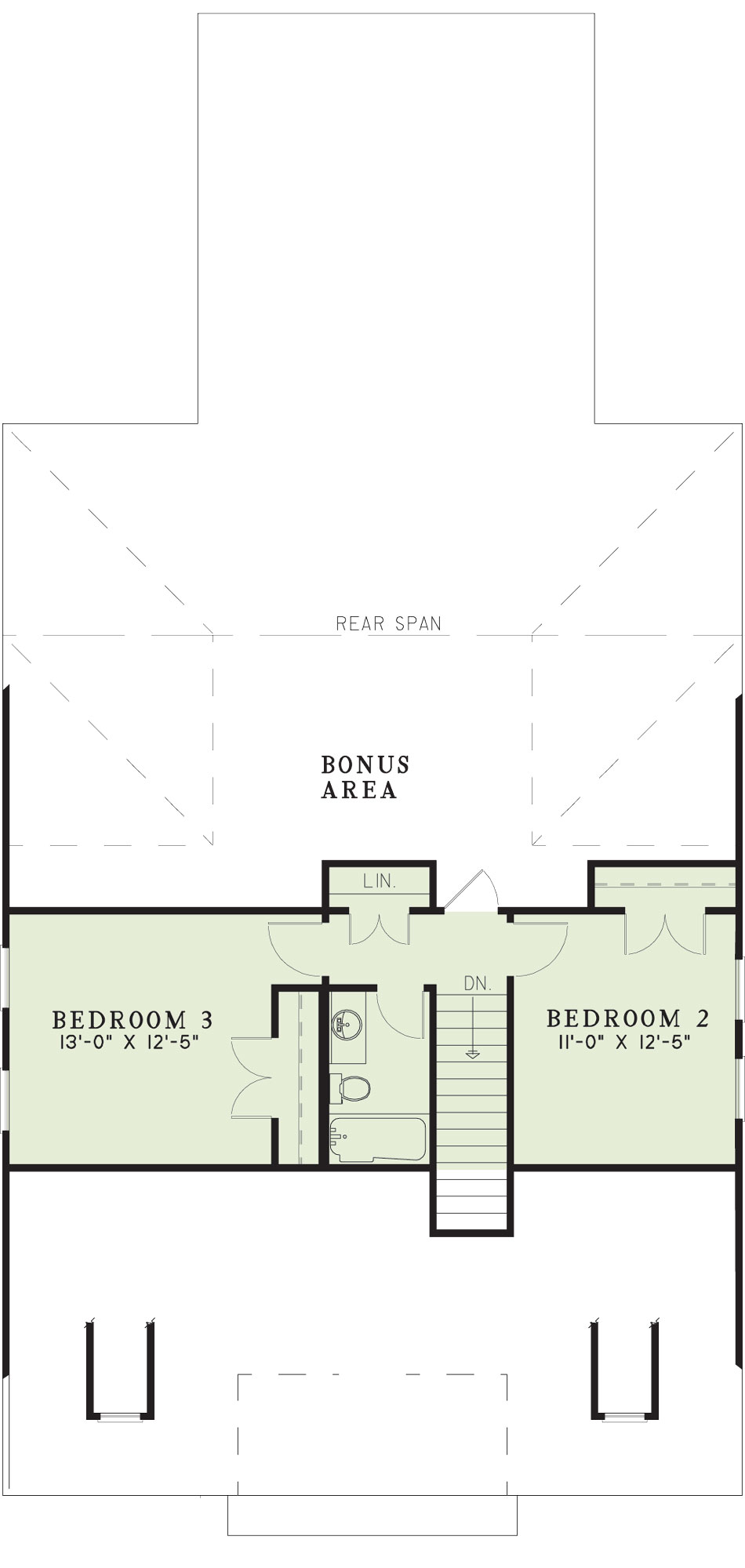 House Plan NDG 337 Upper Floor